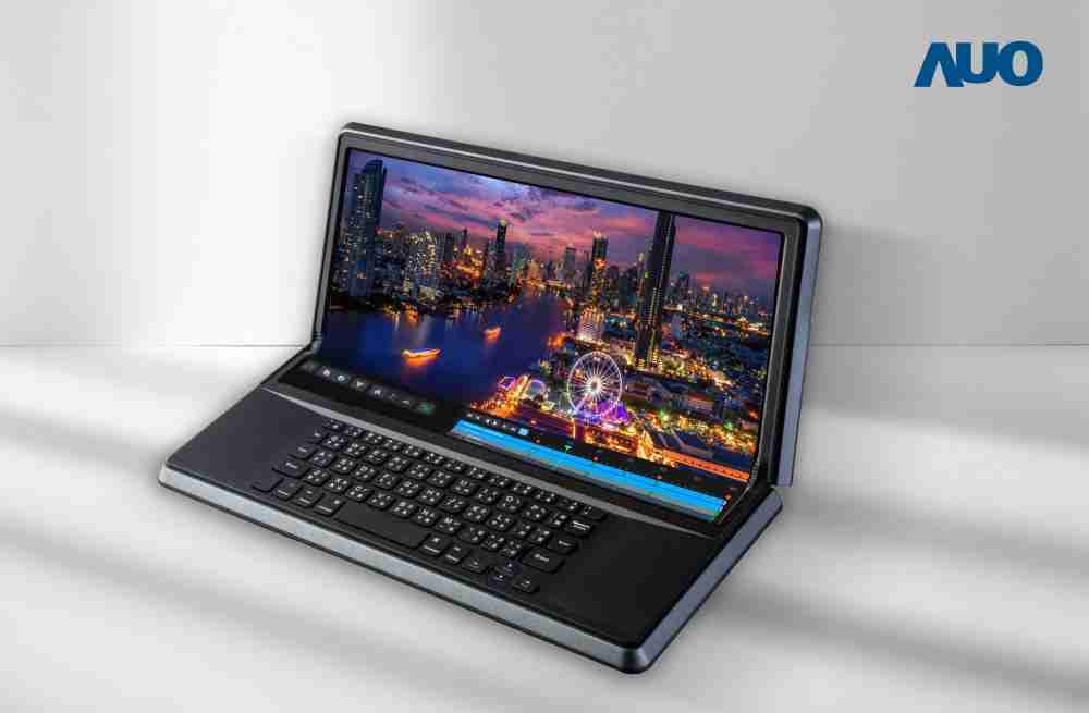 z6尊龙14.6吋Micro LED折迭显示屏幕，，，搭配半径4mm的弯折绞炼，，，以及高画素、、、高亮度、、、、高对比度的显示技术特点，，，即便在大视角下仍保有绝佳色相与亮度